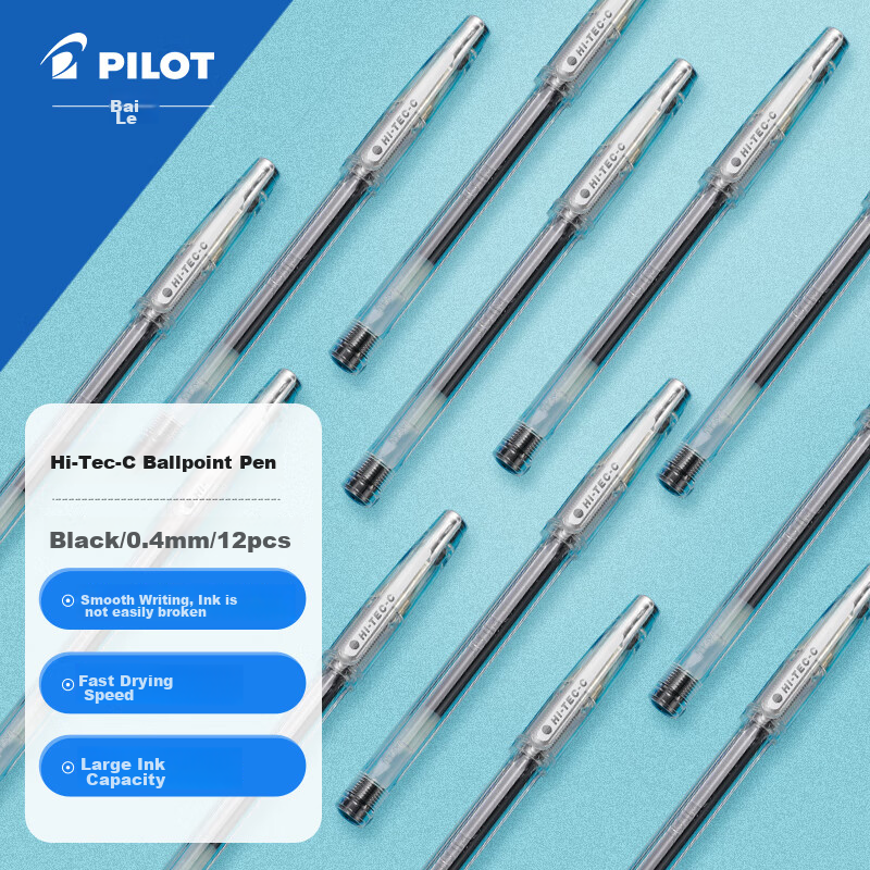 PILOT Needle-Tip Fine Steel Ball Pen - Smooth Writing Gel Pen