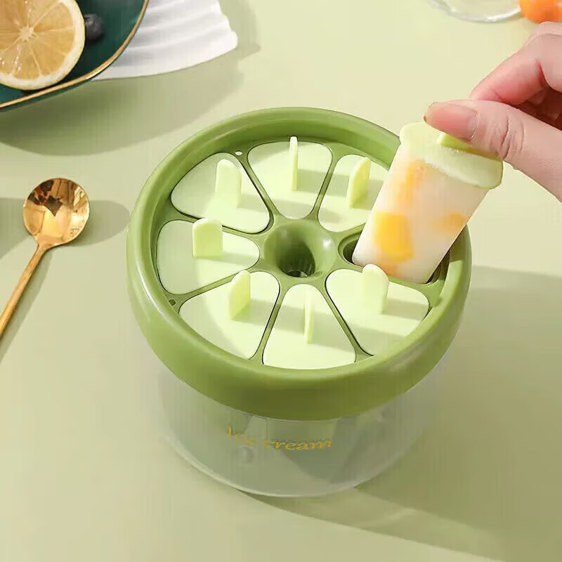 Baijie Rotating Popsicle Mold DIY Ice Pop Maker
