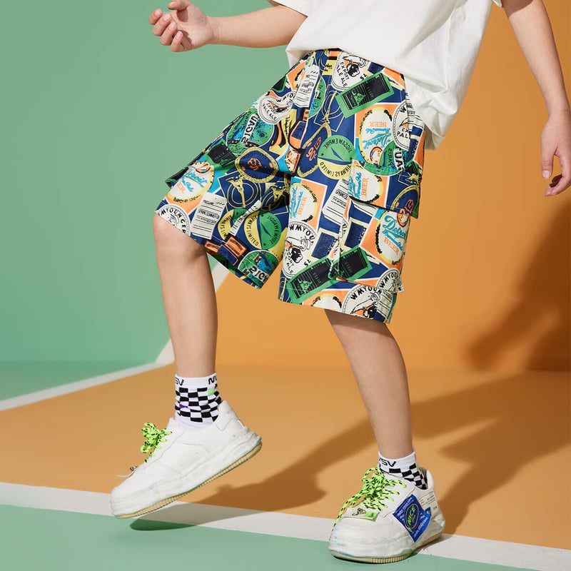 ASK JUNIOR Kids' Retro Sports Pants