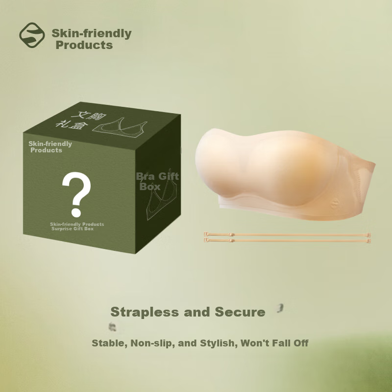 Sujiliangpin Wireless Push-Up Bra for Small Chests