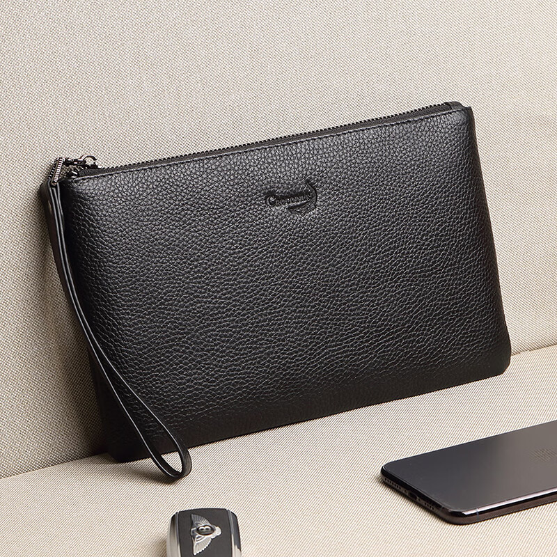 CROCODILE Men's Clutch Bag - Large Capacity Business Wallet
