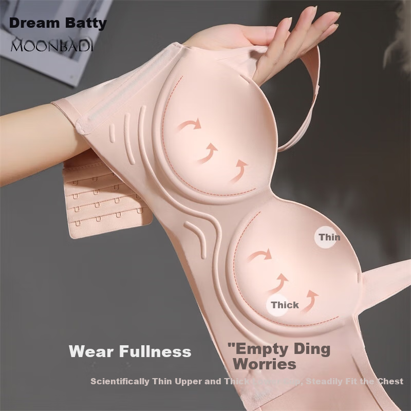 Moonbadi Women's Bra for Small Breasts Push-Up Comfortable Wireless