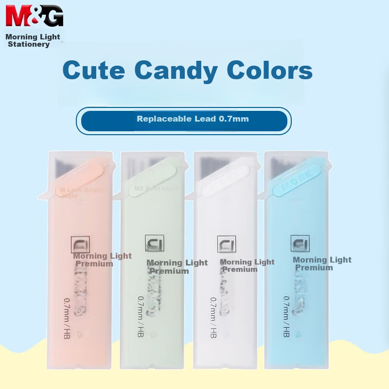 M&G HB Lead Core Mechanical Pencil Refill 0.7mm - 5 Boxes