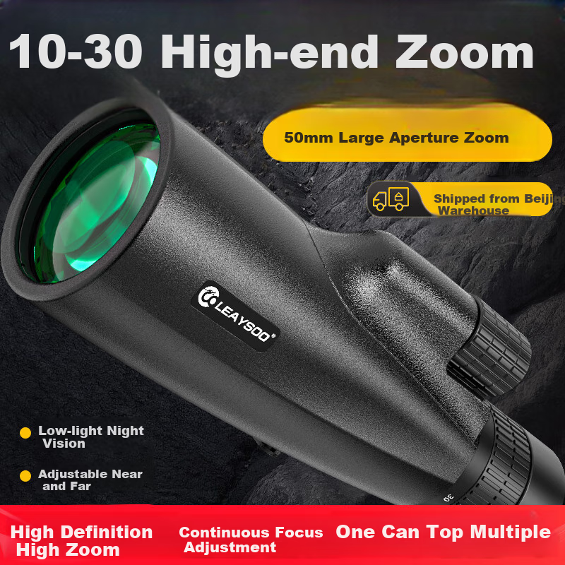 Leaysoo Monocular Telescope 10-30X Zoom