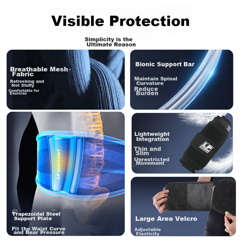 LP Sports Waist Support Belt - Lightweight & Breathable