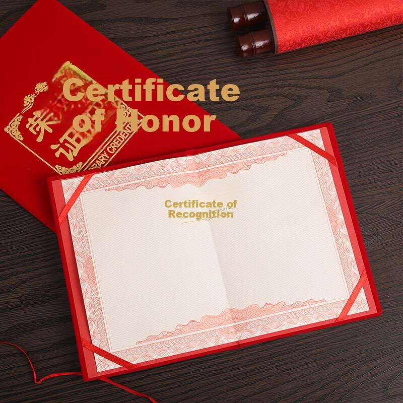 TANGO Office 8K Velvet Foam Certificate Cover