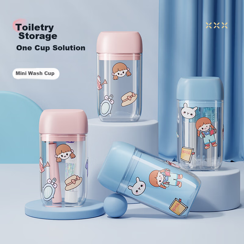 Etravel Mini Toiletry Cup Set - 3 Pieces in Beier Pink