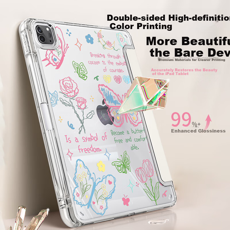 ZhiTing iPad 7/8/9 Case with Pencil Slot