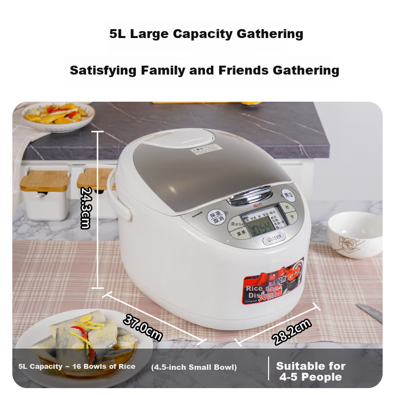 TIGER Smart Rice Cooker 5L for 4-10 People