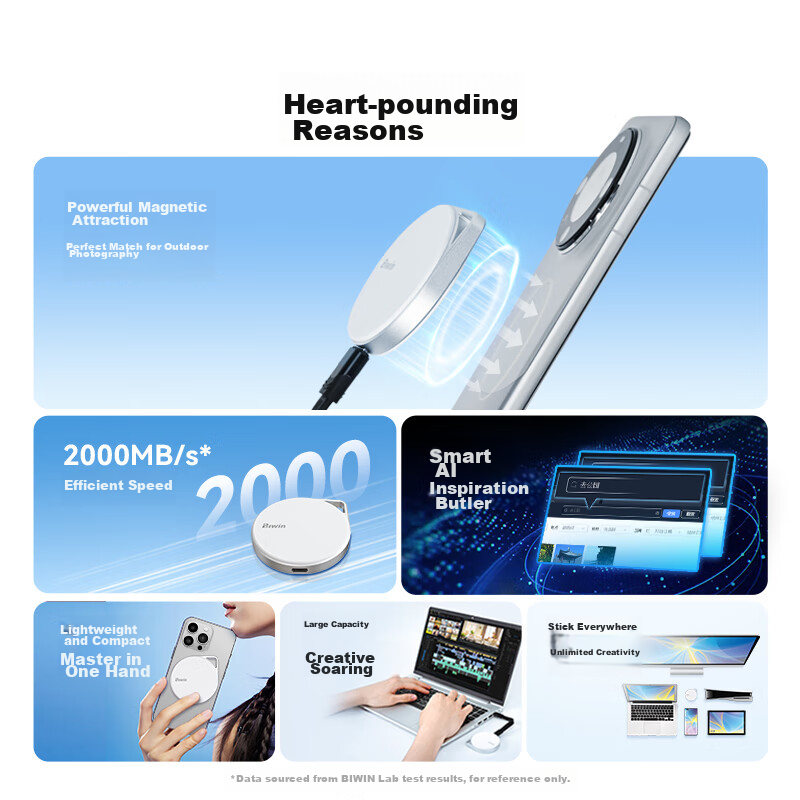 BIWIN PM2000 512GB Portable SSD
