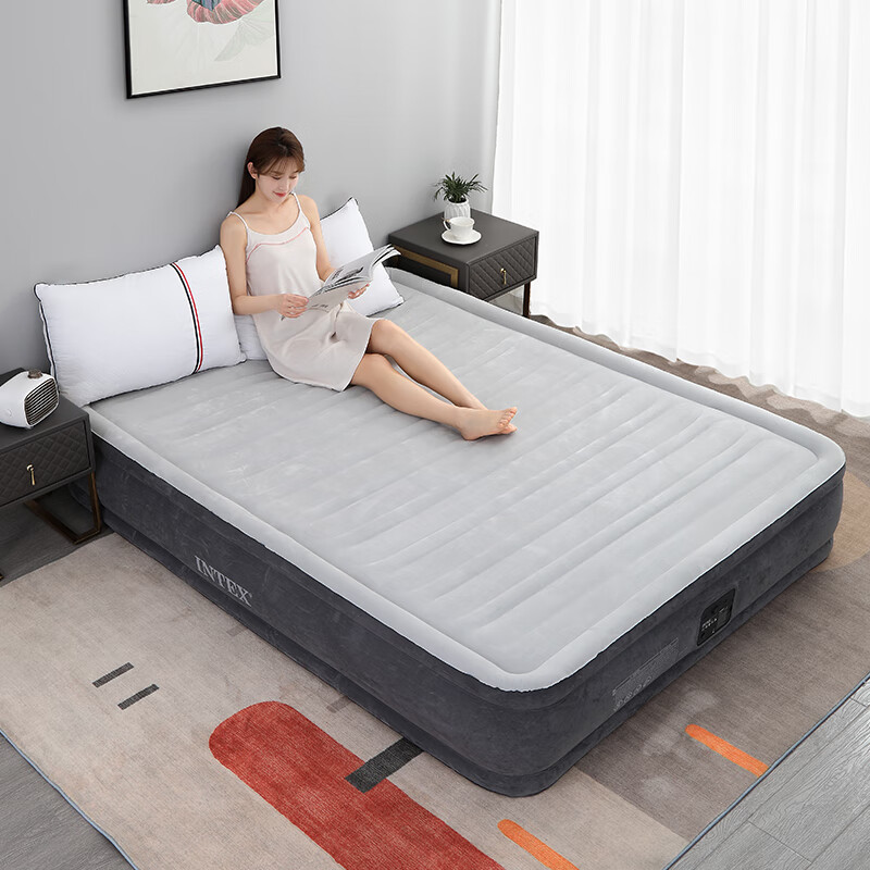 INTEX Double Inflatable Bed with Electric Pump