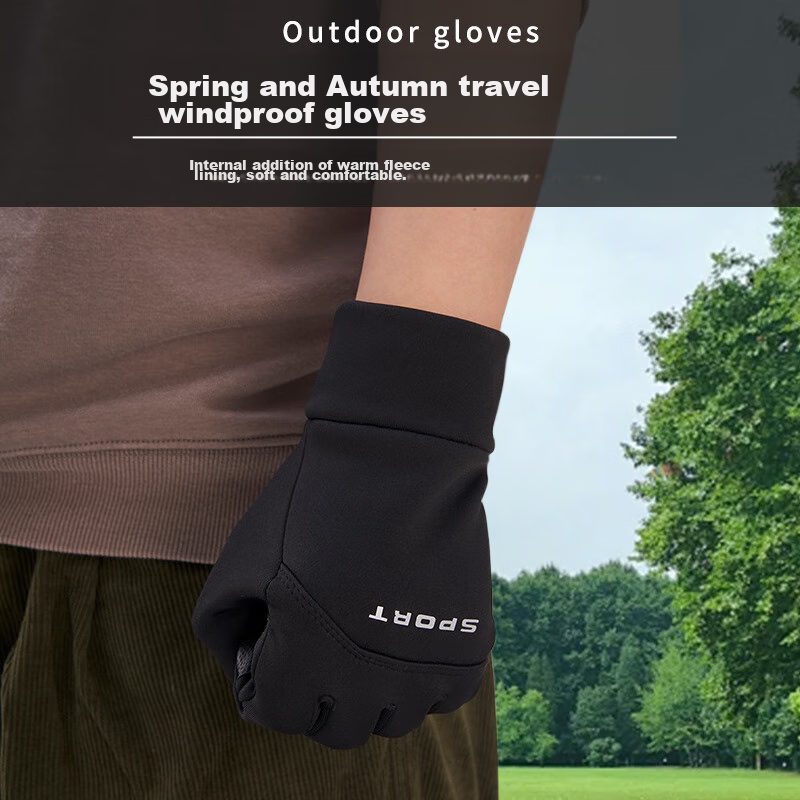 Suncojia Warm Waterproof Cycling Gloves for Cold Weather Biking