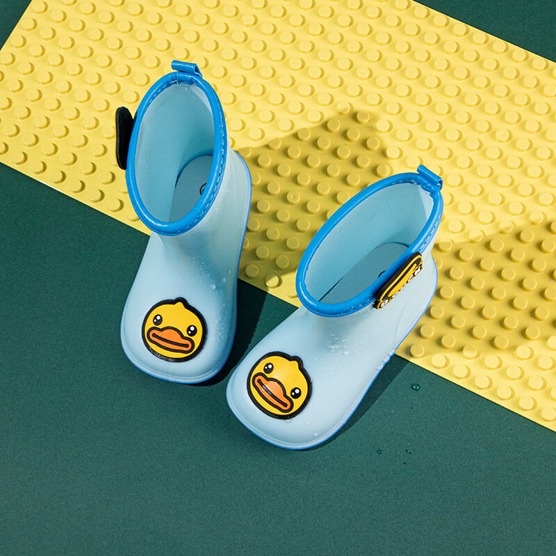 B.Duck Kids Rain Boots - Fashionable Waterproof Water Shoes