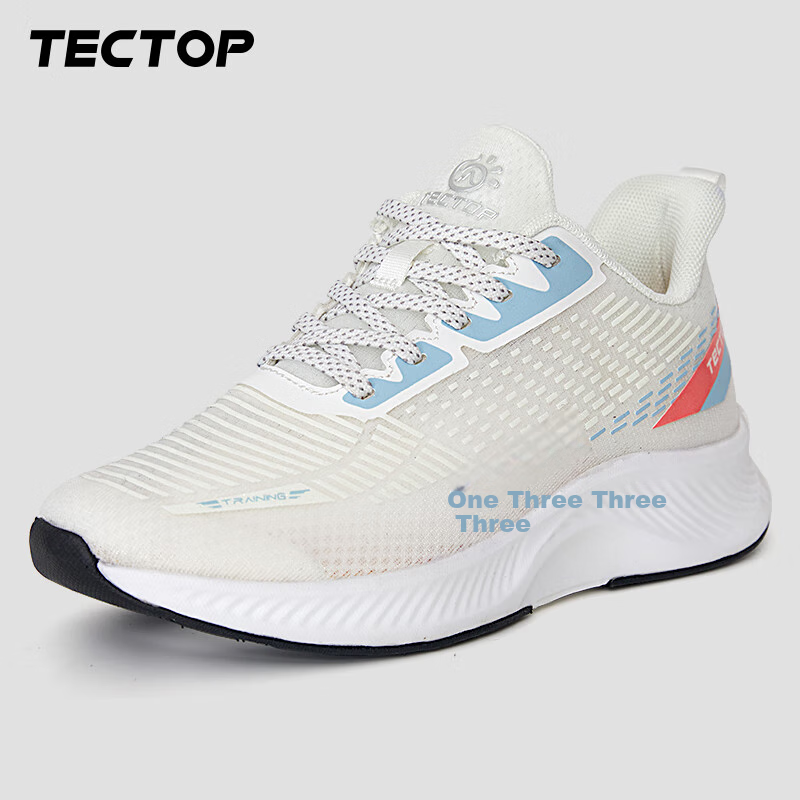 TECTOP Pure White Casual Running Shoes for Women