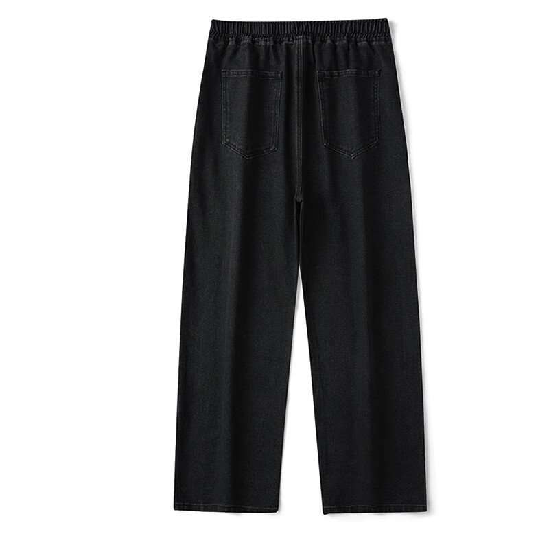 NASA GISS Men's Black Straight-Leg Jeans