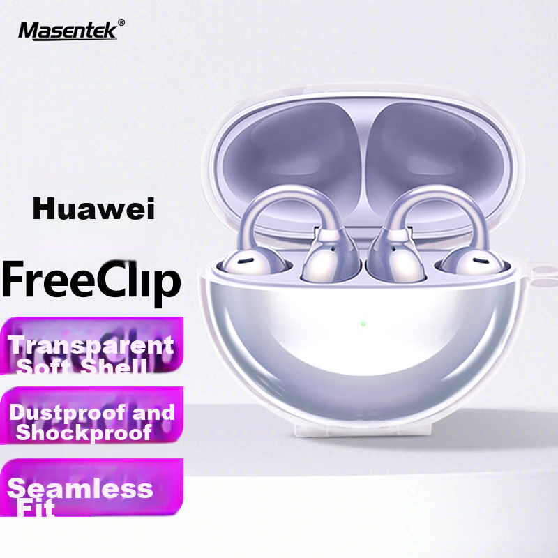 Masentek Protective Case for Huawei FreeClip Earphones