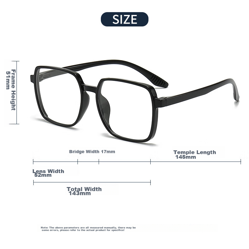 Sheniao Anti-Blue Light Glasses Glossy Black