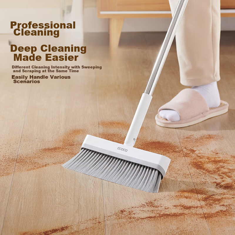 Ecoco Magic Broom for Bathroom Floor Scraper and Water Squeegee