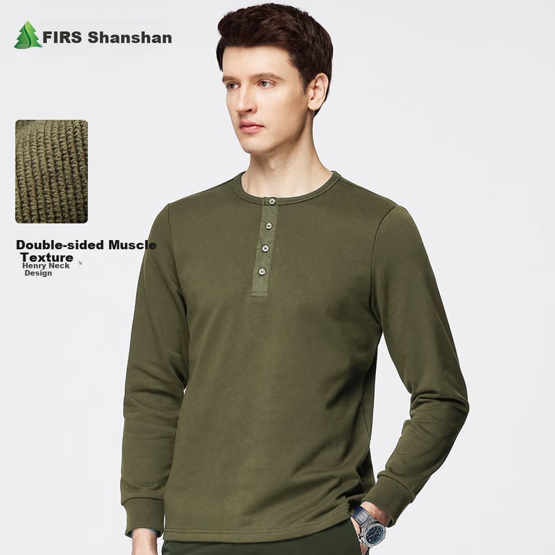 FIRS Men's Long-Sleeve Cotton T-Shirt