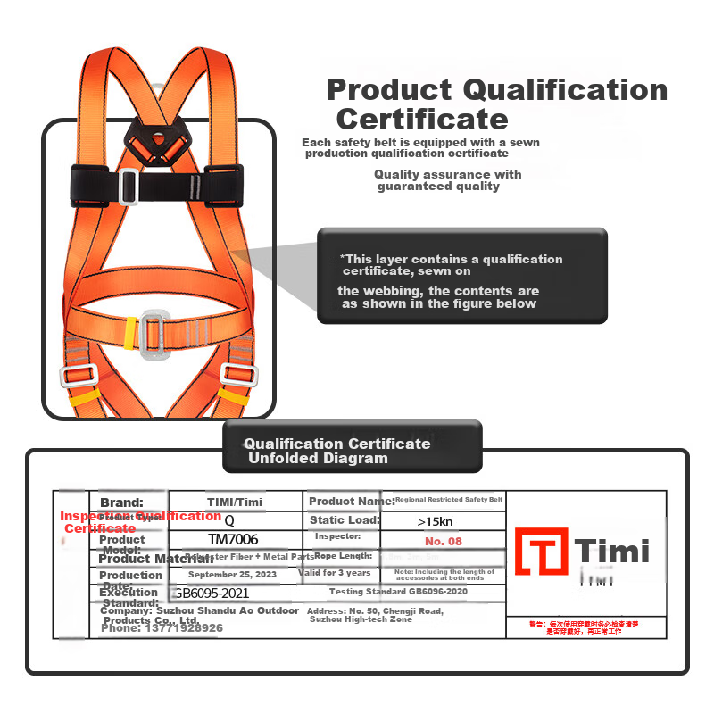 Timi Five-Point Safety Harness