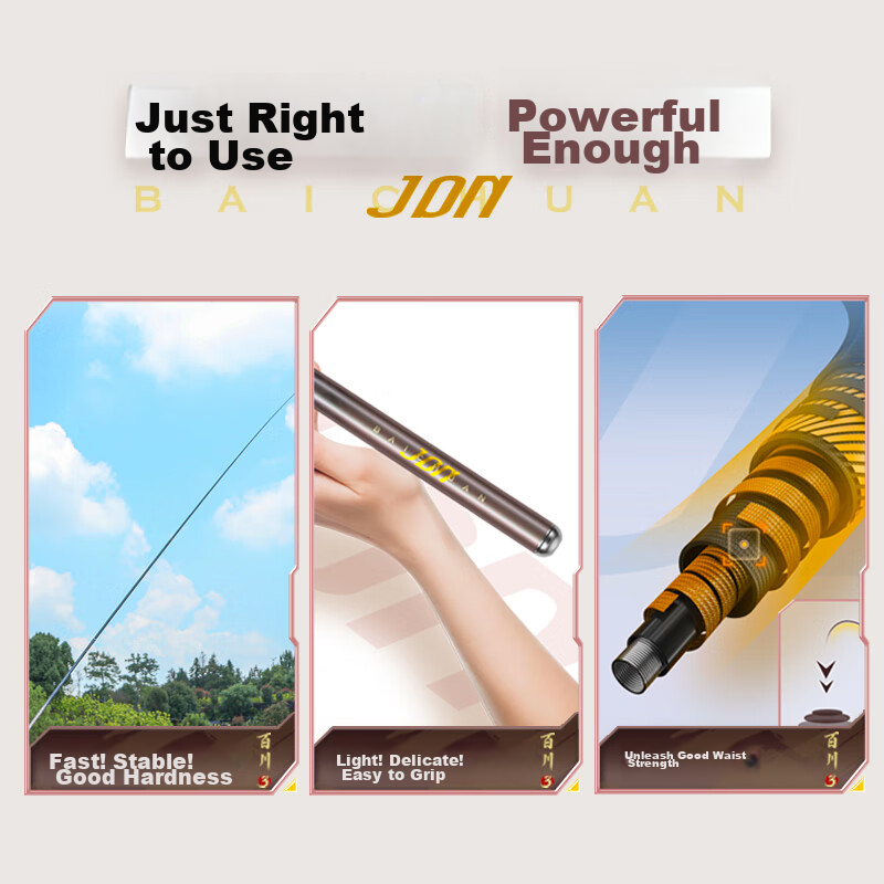 JIADIAONI Baichuan 3rd Gen 4.5m All-Purpose Fishing Rod