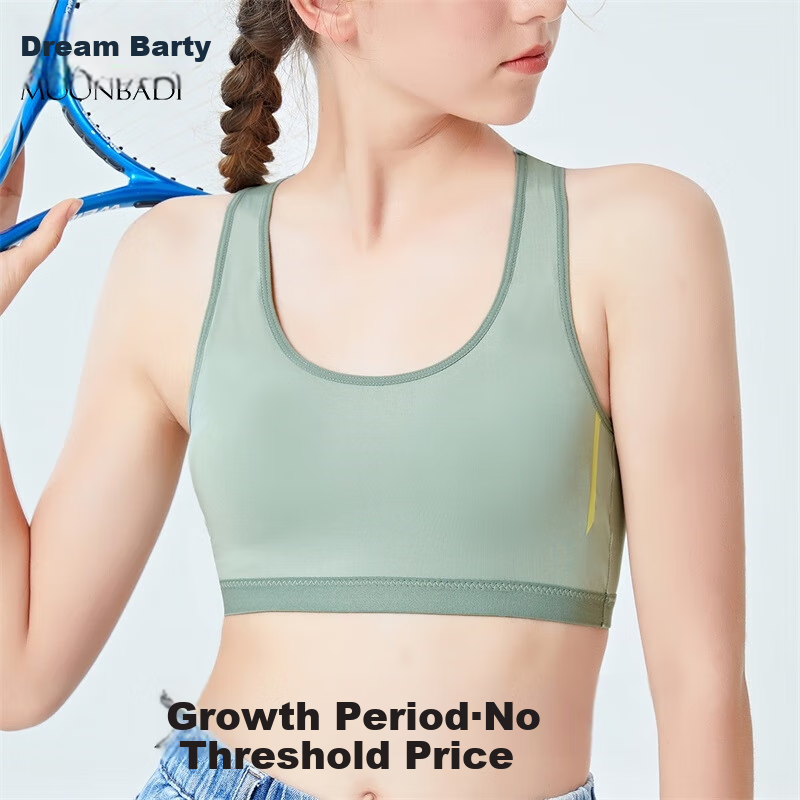 Moonbadi Girls' 2-Pack Teen Bra for Ages 12-14