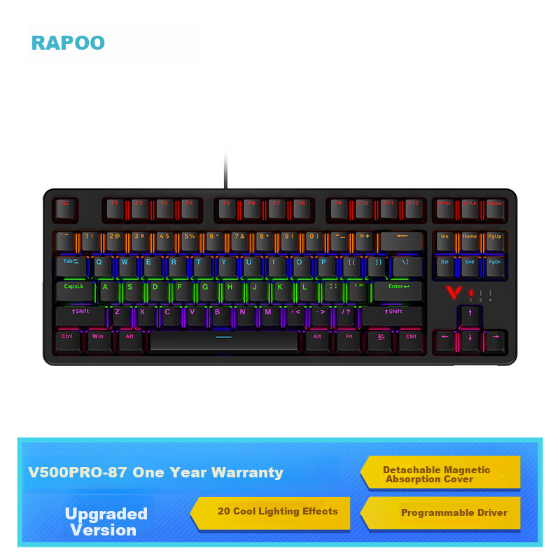 Rapoo V500PRO Mechanical Gaming Keyboard