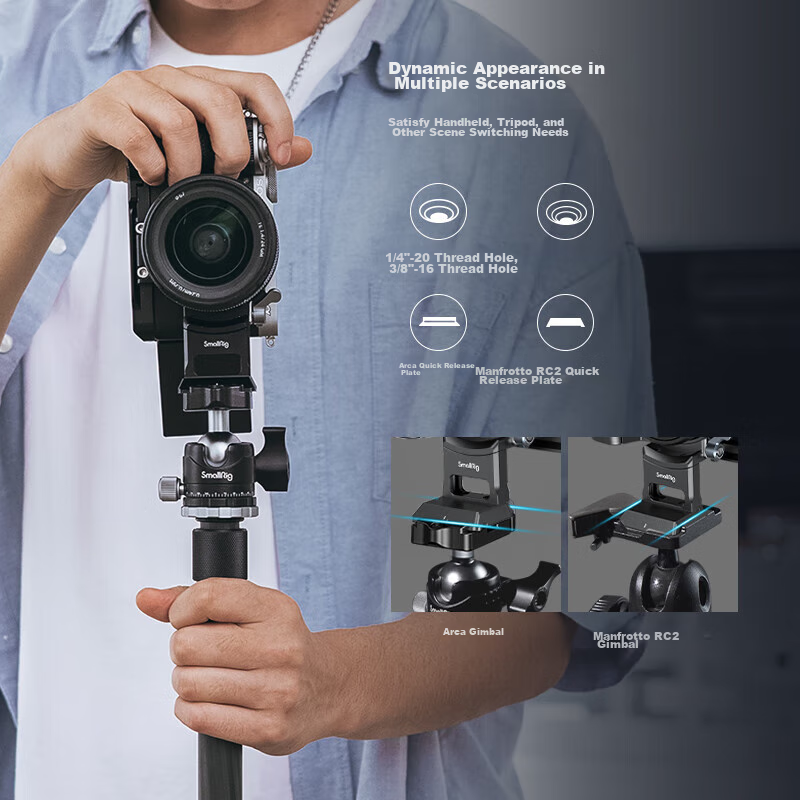 SmallRig 5198 Quick Release Cage for Sony A7C II/CR