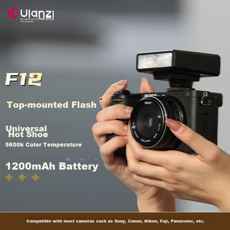 Ulanzi F12Mini Hot Shoe Flash for Canon Nikon Sony