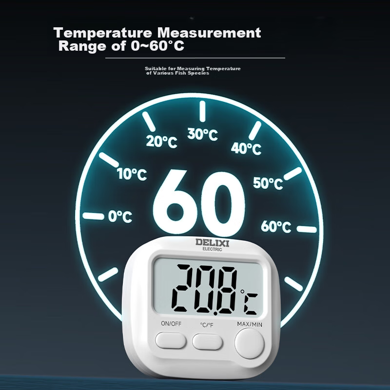DELIXI ELECTRIC Aquarium Thermometer with Extra Long Probe