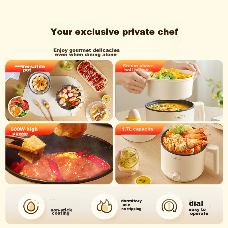 Bear Electric Cooking Pot