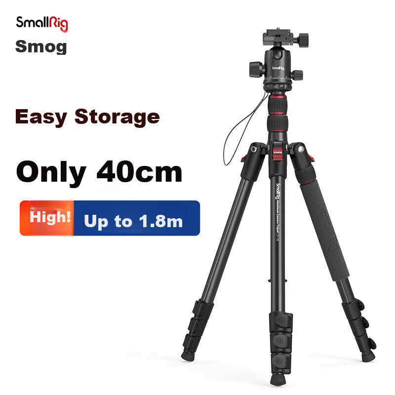 SmallRig 3935 DSLR Tripod - Portable Aluminum Camera Stand