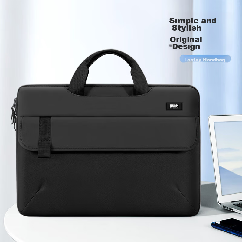 BUBM Laptop Backpack - 15.6" Shockproof Gray