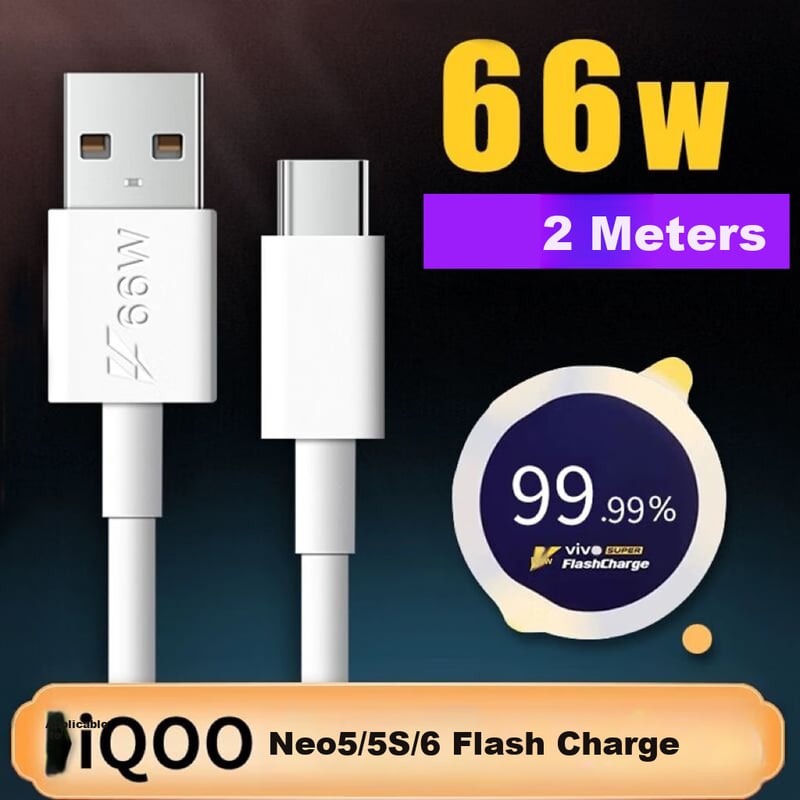 Trendsetter IQOO 66W Fast Charging Cable