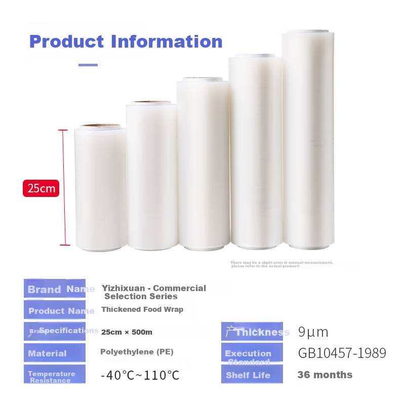 Yessel Food Wrap - Heat-Resistant Plastic Wrap