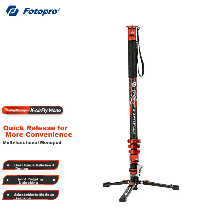 Fotopro Flying One Tripod with Quick-Release Design