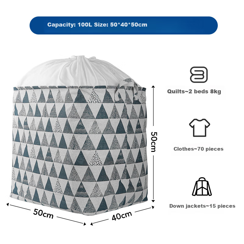 LYNN Quilt Storage Bag - 100L Drawstring (2-Pack)