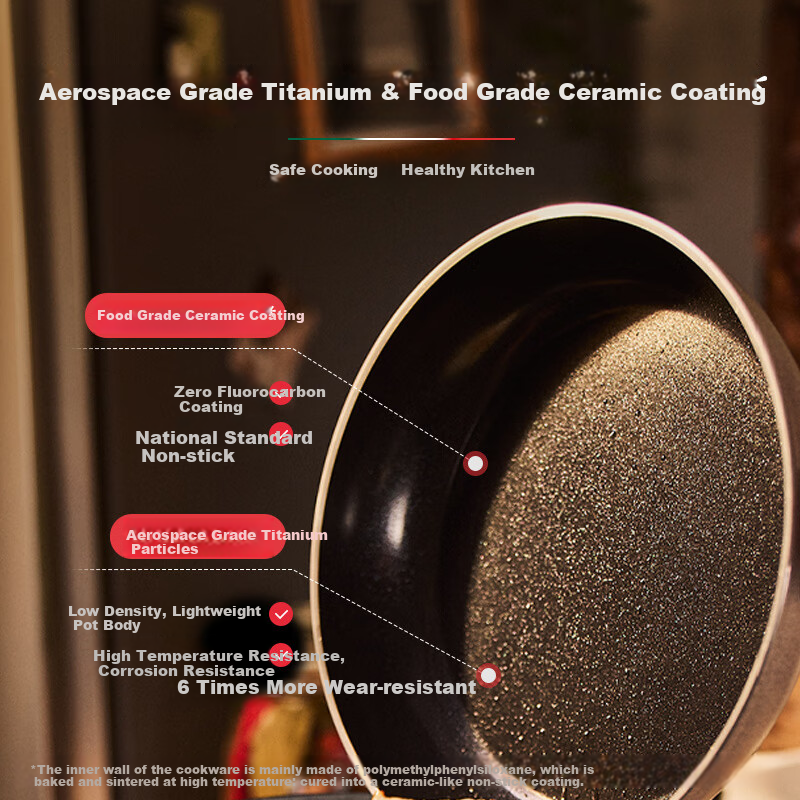 BALLARINI Titanium Ceramic Frying Pan