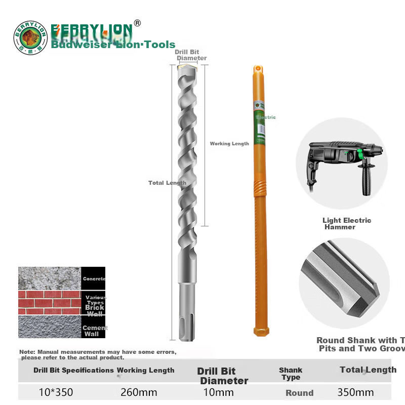 BERRYLION Extended Two-Groove Drill Bit