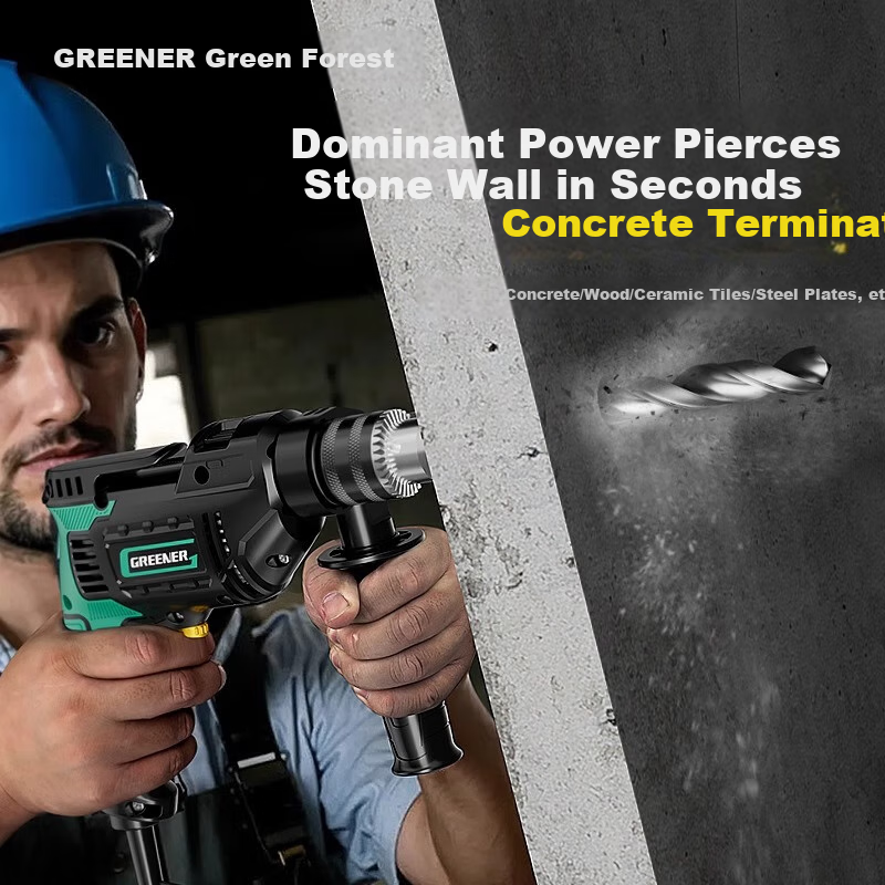 GREENER 710W High-Power Impact Drill
