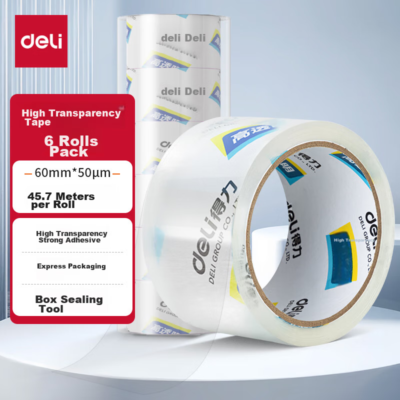 Deli Transparent Packing Tape