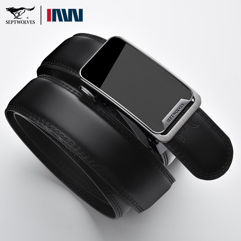 SEPTWOLVES Men's Belt - Simple Mirror Finish