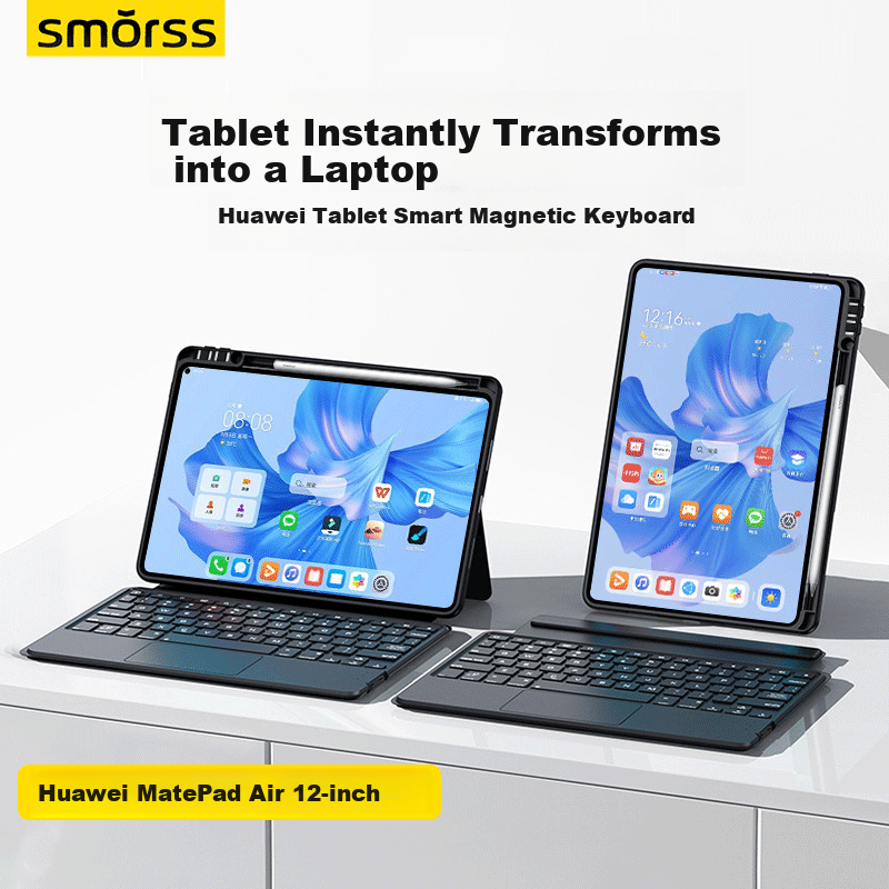 Smorss Huawei MatePad Air Bluetooth Keyboard Case