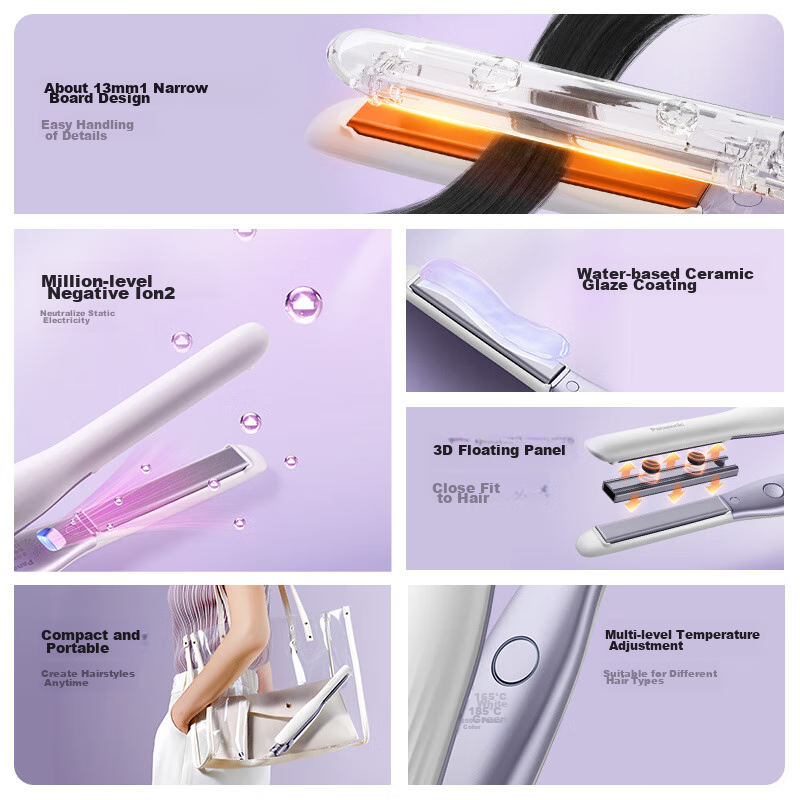 Panasonic Negative Ion Curling & Straightening Iron