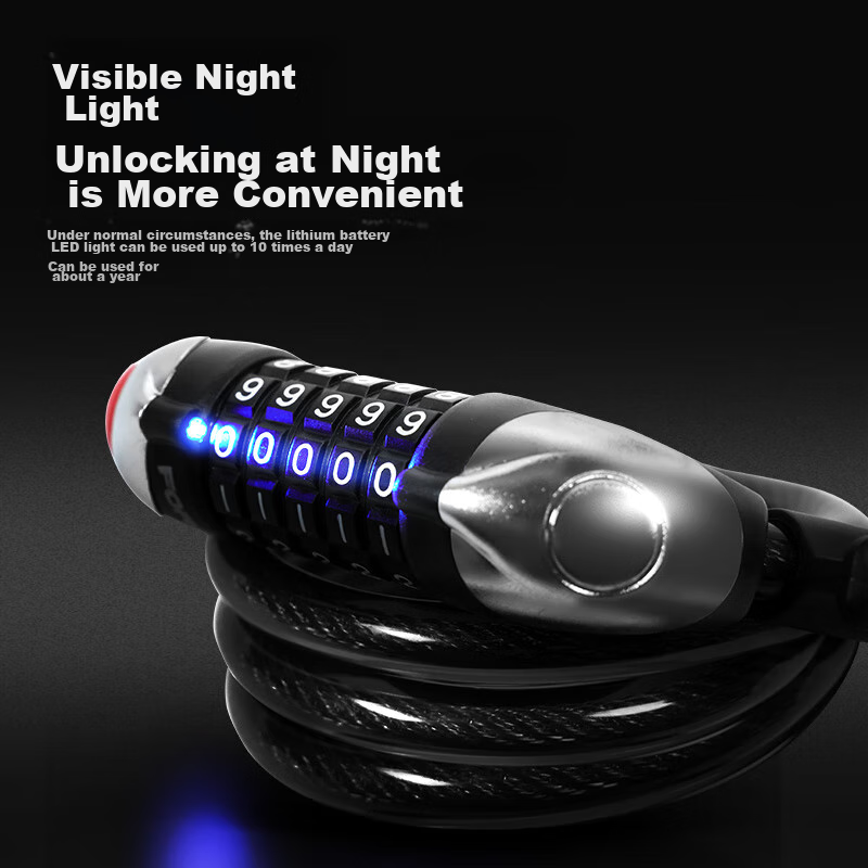 FOREVER Portable Bicycle Lock with Bold Password Lock