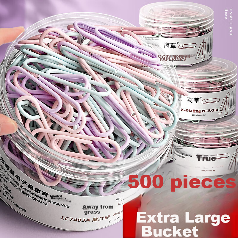 Licao Colorful Large Paper Clips [Upgraded]