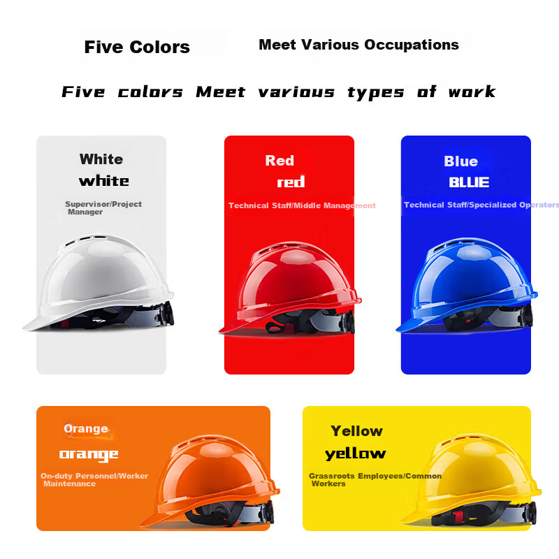 Weiguang V-Type Safety Helmet, Impact-Resistant & Breathable