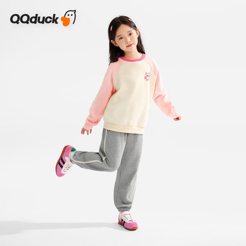 QQ DUCK Kids' Sweatshirt & Sweatpants Set