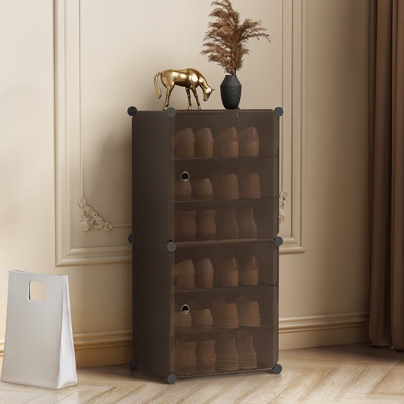 Anerya Simple Shoe Cabinet, 6-Tier Dustproof Entryway Rack
