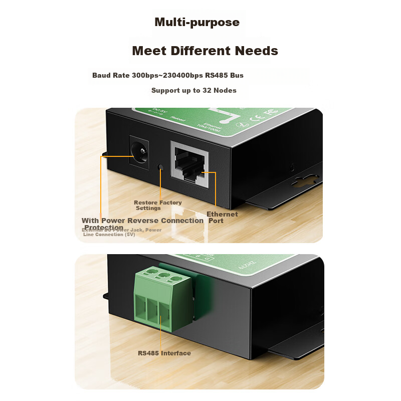 BIAZE RS485 to Ethernet Gateway